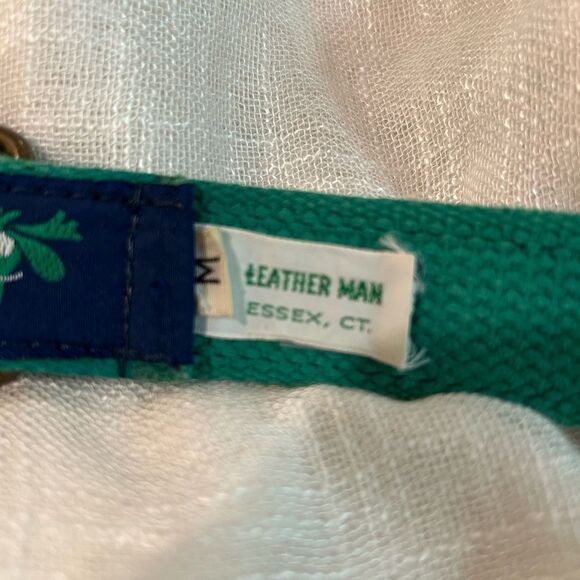 Leather Man preppy frog belt - Picture 2 of 2